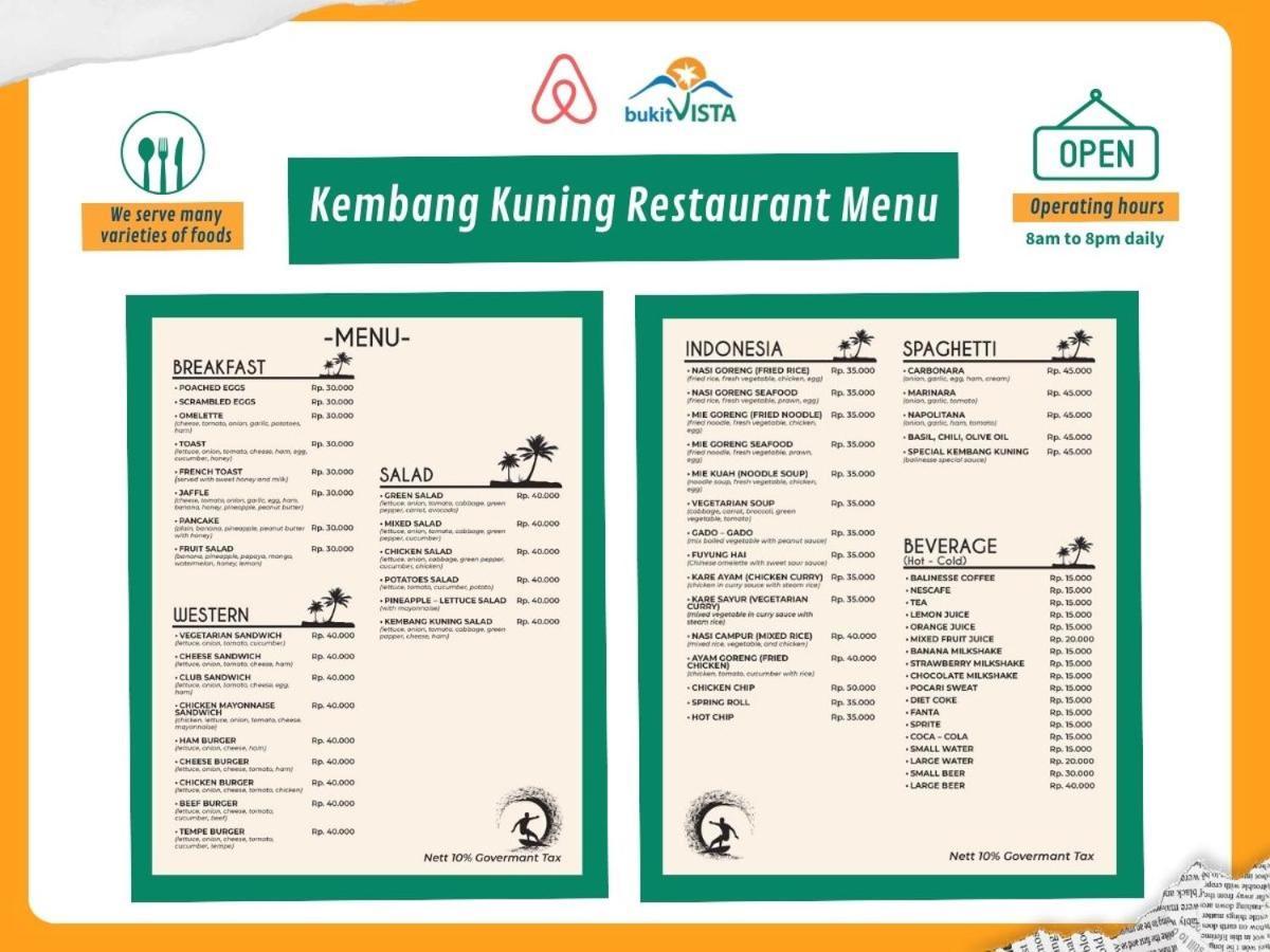 Kembang Kuning Hotel Uluwatu Exterior foto